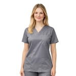 Bluza chirurgiczna stretch szara roz. M – bluza chirurgiczna – odzież medyczna